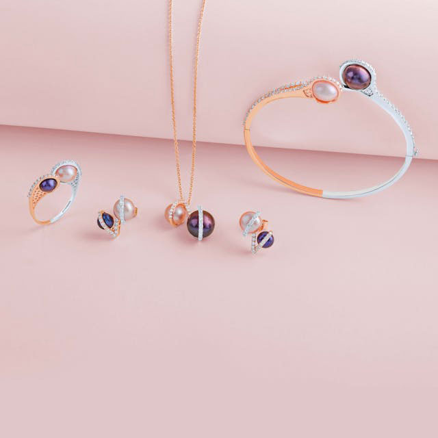 Ensemble En Or Jaune 18 Carats